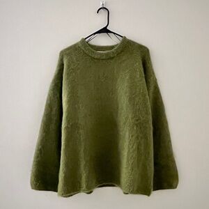 H&M Edition Green Mohair Sweater